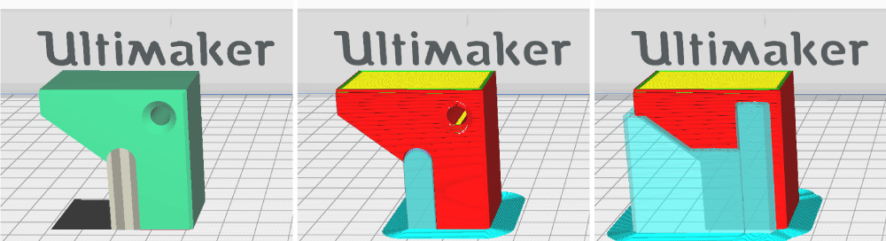 How to print a model as a custom support structure in UltiMaker Cura