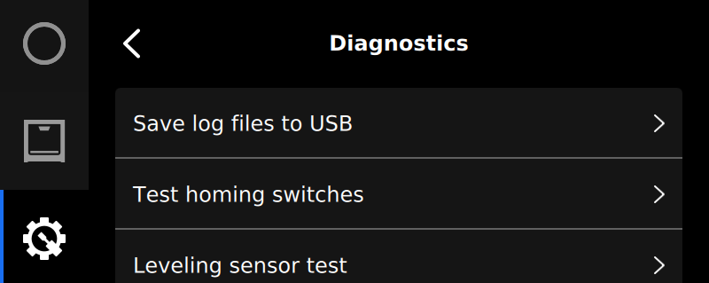 Navigate to Diagnostics