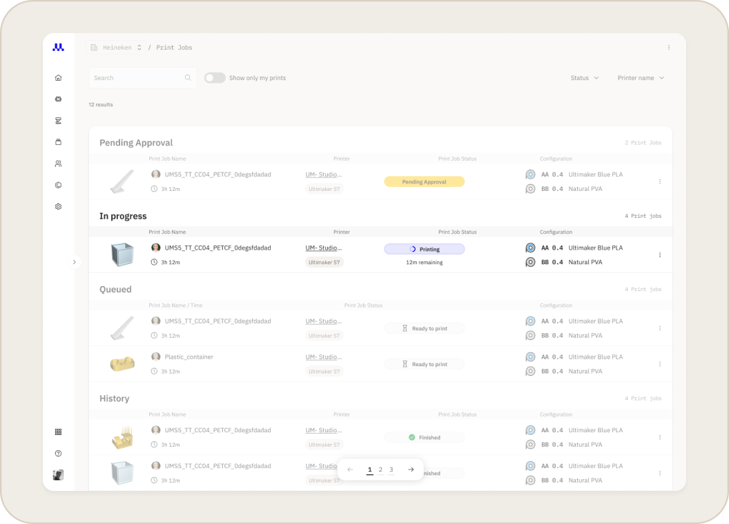 Manage and Monitor Print Jobs