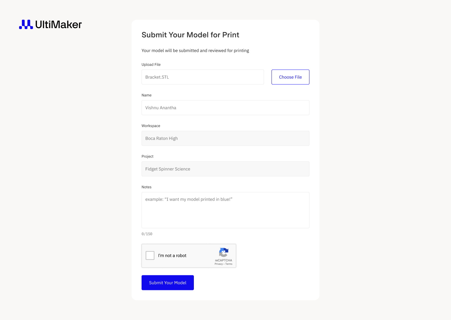 Use Submission Link to Collect Files